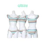 オフショルマルチボーダーカジュアルビキニ2点セット(水着・ビキニ) | GRAXIA | 詳細画像30 