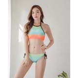 グラデーションアメリカンスリーブビキニ2点セット(水着・ビキニ) | GRAXIA | 詳細画像8 