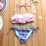 パステルフレアマルチボーダービキニ2点セット(水着・ビキニ) | GRAXIA | 詳細画像23 