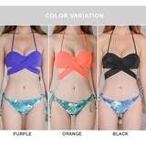 トロピカルリーフ柄フロントクロスビキニ2点セット(水着・ビキニ) | GRAXIA | 詳細画像27 