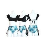 フリルショルダーとサイドレースアップのボタニカル柄ビキニ2点セット(水着 ビキニ… | GRAXIA | 詳細画像24 