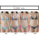 柄が可愛い定番の三角ビキニ2点セット(水着・ビキニ) | GRAXIA | 詳細画像5 