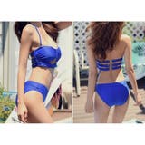 カラーリング豊富なバンドゥ風ビキニ2点セット(水着・ビキニ) | GRAXIA | 詳細画像18 