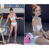 カラーリング豊富なバンドゥ風ビキニ2点セット(水着・ビキニ) | GRAXIA | 詳細画像6 