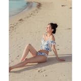 フロントシャーリング花柄オフショルビキニ2点セット(水着・ビキニ) | GRAXIA | 詳細画像13 