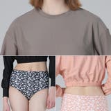 カップ付き長袖トップス×ハイウエストパンツビキニ2点セット(水着・ビキニ) | GRAXIA | 詳細画像26