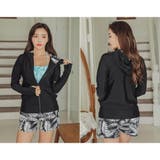 総柄ショートパンツ付きラッシュガードセットアップ2点セット(水着 ラッシュガード… | GRAXIA | 詳細画像21 