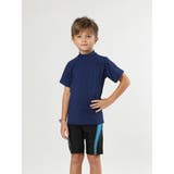 男女兼用ラグランハイネック半袖TシャツタイプKIDSキッズ子供用ラッシュガード | GRAXIA | 詳細画像17