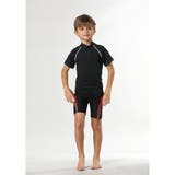 男女兼用ラグランハイネック半袖TシャツタイプKIDSキッズ子供用ラッシュガード | GRAXIA | 詳細画像10