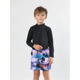 男女兼用ラグランハイネックロンＴタイプKIDSキッズ子供用ラッシュガード(水着 … | GRAXIA | 詳細画像10 