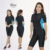 ほっそりシルエット半袖セパレート2点セットFitnessフィットネス運動系水着(… | GRAXIA | 詳細画像28 