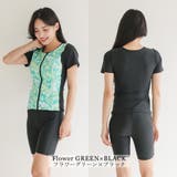 フロントバイカラー半袖セパレート2点セットFitnessフィットネス運動系水着(… | GRAXIA | 詳細画像20 