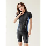 すっきりヒップライン半袖セパレート2点セットFitnessフィットネス運動系水着… | GRAXIA | 詳細画像26 