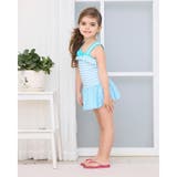 ボーダー×小花柄フリルワンピースKIDSキッズ子供用水着 | GRAXIA | 詳細画像27