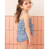 ストライプ柄フリルワンピースKIDSキッズ子供用水着(水着・キッズ・スクール) | GRAXIA | 詳細画像12 