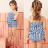 ストライプ柄フリルワンピースKIDSキッズ子供用水着(水着・キッズ・スクール) | GRAXIA | 詳細画像13 