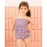 ストライプ柄フリルワンピースKIDSキッズ子供用水着(水着・キッズ・スクール) | GRAXIA | 詳細画像14 