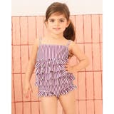 ストライプ柄フリルワンピースKIDSキッズ子供用水着(水着・キッズ・スクール) | GRAXIA | 詳細画像16 