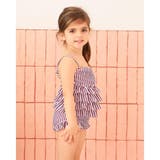 ストライプ柄フリルワンピースKIDSキッズ子供用水着(水着・キッズ・スクール) | GRAXIA | 詳細画像18 