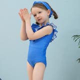 カチューシャ付きVネックフリルワンピースKIDSキッズ子供用水着(水着 キッズ … | GRAXIA | 詳細画像12