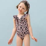 カチューシャ付きVネックフリルワンピースKIDSキッズ子供用水着(水着 キッズ … | GRAXIA | 詳細画像5