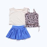 カチューシャ付きデニム風スカート3点セットKIDSキッズ子供用水着 | GRAXIA | 詳細画像19