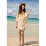 カラフルポンポンエスニックチュニック体形カバーウェア(水着 カバーアップウェア) | GRAXIA | 詳細画像28 