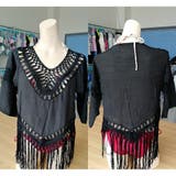 クロシェ編みフリンジトップス体形カバーウェア(水着・カバーアップウェア) | GRAXIA | 詳細画像4 