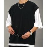 【オーバーサイズ】ベスト風 Tシャツ半袖 ジョーゼット #無地 Tシャツ | GROOVY STORE | 詳細画像8