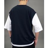 【オーバーサイズ】ベスト風 Tシャツ半袖 ジョーゼット #無地 Tシャツ | GROOVY STORE | 詳細画像10