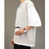 【オーバーサイズ】ベスト風 Tシャツ半袖 ジョーゼット #無地 Tシャツ | GROOVY STORE | 詳細画像15