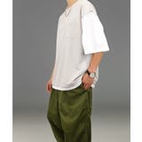 【オーバーサイズ】ベスト風 Tシャツ半袖 ジョーゼット #無地 Tシャツ | GROOVY STORE | 詳細画像3