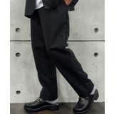 ブラック | イージー テーパード スラックス | GROOVY STORE