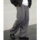 イージー ワイド ストレート スラックス | GROOVY STORE | 詳細画像1