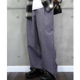 ブルー | イージー ワイド ストレート スラックス | GROOVY STORE