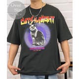 ブラック系-1 | 猫TTシャツ半袖 バックプリント Tシャツ | GROOVY STORE