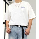 ワイド Tシャツ サガラ刺繍 Tシャツ 半袖 アニマル ロゴ キャラクターT | GROOVY STORE | 詳細画像1
