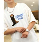 ワイド Tシャツ サガラ刺繍 Tシャツ 半袖 アニマル ロゴ キャラクターT | GROOVY STORE | 詳細画像9