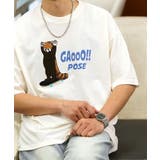 ワイド Tシャツ サガラ刺繍 Tシャツ 半袖 アニマル ロゴ キャラクターT | GROOVY STORE | 詳細画像33