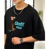 ワイド Tシャツ サガラ刺繍 Tシャツ 半袖 アニマル ロゴ キャラクターT | GROOVY STORE | 詳細画像36