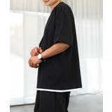 Tシャツ半袖 レイヤード風Tシャツ ジョーゼット | GROOVY STORE | 詳細画像4