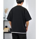 Tシャツ半袖 レイヤード風Tシャツ ジョーゼット | GROOVY STORE | 詳細画像15