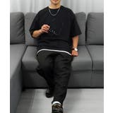 Tシャツ半袖 レイヤード風Tシャツ ジョーゼット | GROOVY STORE | 詳細画像2