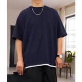 Tシャツ半袖 レイヤード風Tシャツ ジョーゼット | GROOVY STORE | 詳細画像18
