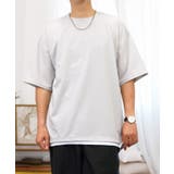 Tシャツ半袖 レイヤード風Tシャツ ジョーゼット | GROOVY STORE | 詳細画像10
