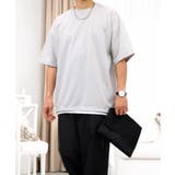 Tシャツ半袖 レイヤード風Tシャツ ジョーゼット | GROOVY STORE | 詳細画像8