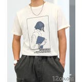 オフホワイト-1 | 半袖Tシャツ グラフィック ガール プリント Tシャツ | GROOVY STORE