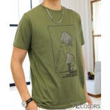 オリーブ-1 | 半袖Tシャツ グラフィック ガール プリント Tシャツ | GROOVY STORE