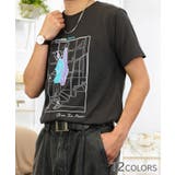 ブラック-2 | 半袖Tシャツ グラフィック ガール プリント Tシャツ | GROOVY STORE