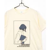 半袖Tシャツ グラフィック ガール プリント Tシャツ | GROOVY STORE | 詳細画像1